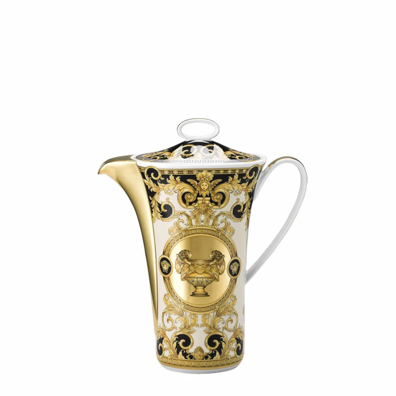 Rosenthal Versace Kaffeekanne für 6 Personen Prestige Gala, Porzellan, 1.2 L, 10490-403637-14030