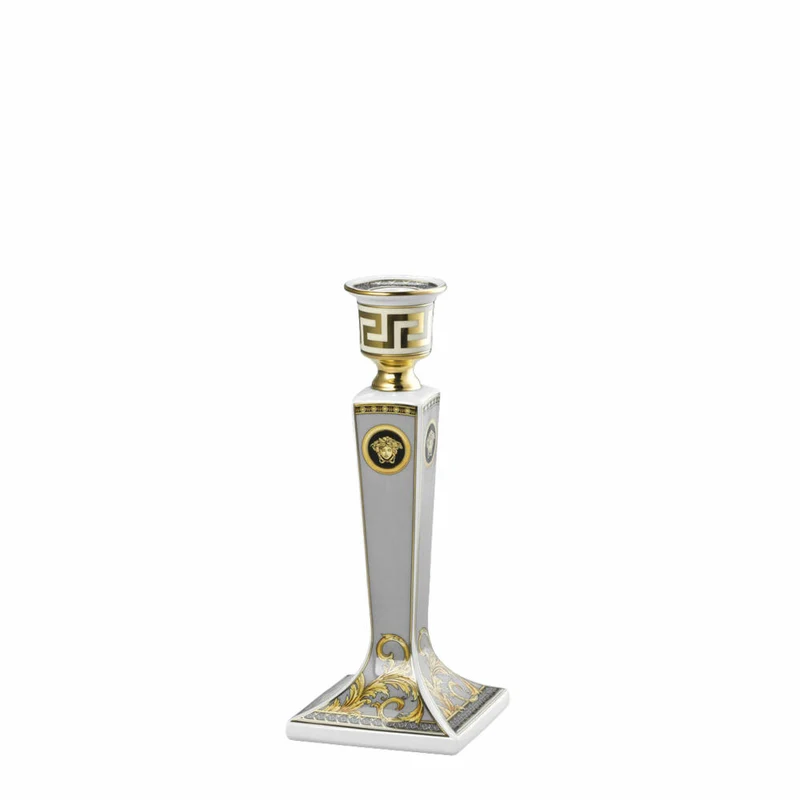 Rosenthal Versace Leuchter Prestige Gala, Porzellan, 21 cm, 14097-403637-25712