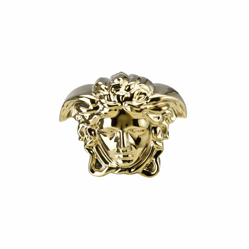 Rosenthal Versace Spardose Break the bank Gold, Porzellan, 14.5 cm, 14469-426157-27980