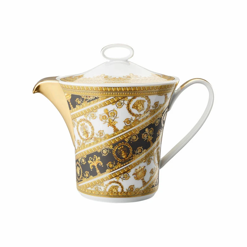 Rosenthal Versace Teekanne für 6 Personen I Love Baroque, Porzellan, 1.3 L, 10490-403651-14230