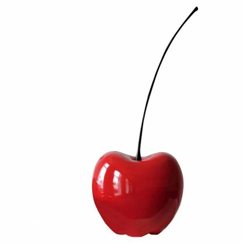Gilde Kirsche Passion, Dekoration, Dekoobjekt, Skulptur, Keramik, Rot, H 88 cm, 36408