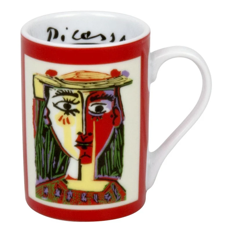 Könitz Femme au Chapeau Minipresso Becher, Tasse, Espressotasse, Picasso, Porzellan, Frau mit Hut, 90 ml, 11 1 353 1991
