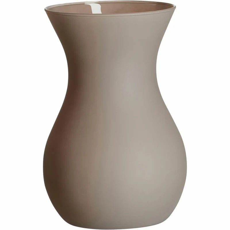 Ritzenhoff & Breker Vase Annalena, Blumenvase, Dekovase, Tischvase, Glas, Braun Matt, 18 cm, 816716