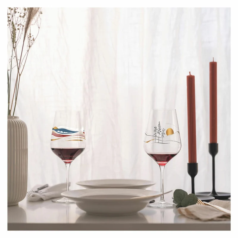 Ritzenhoff Rotweinglas Herzkristall 007, Aurélie Girod, Kristallglas, 570 ml, 3001007
