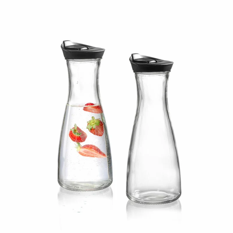 Ritzenhoff & Breker Karaffe More, Wasserkaraffe, Saftkaraffe, Glas, Klar, 900 ml, 681826