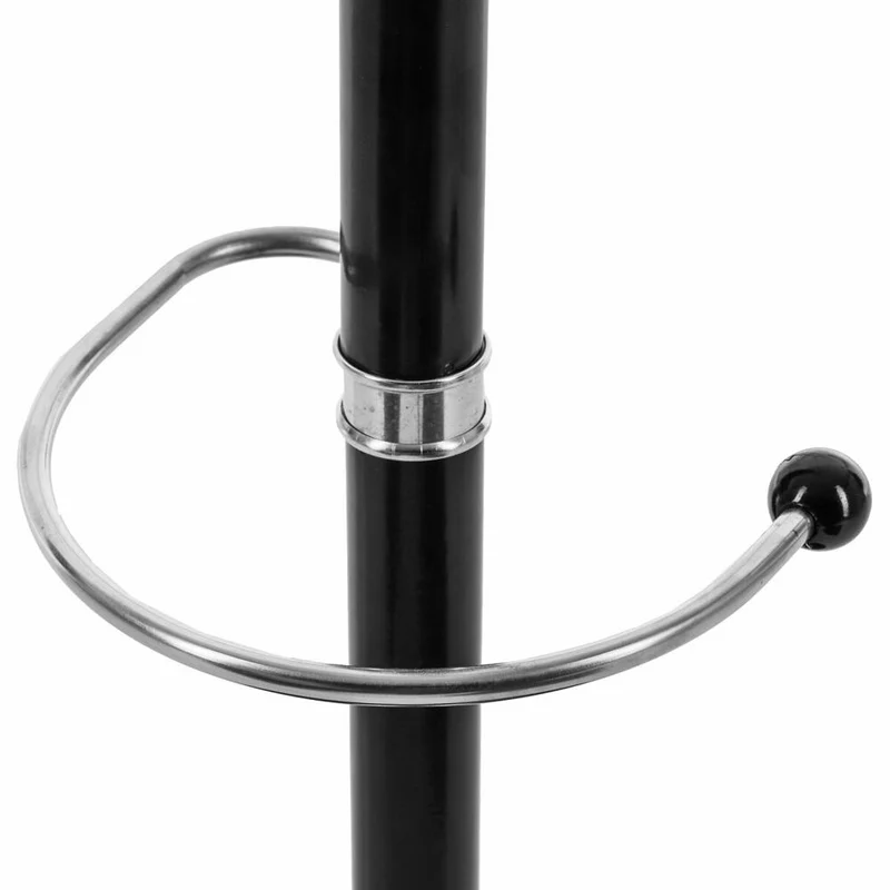 5five Simply Smart Standgarderobe mit 14 Haken und Schirmständer, Garderobenständer, Marmor, Metall, Schwarz, 116861