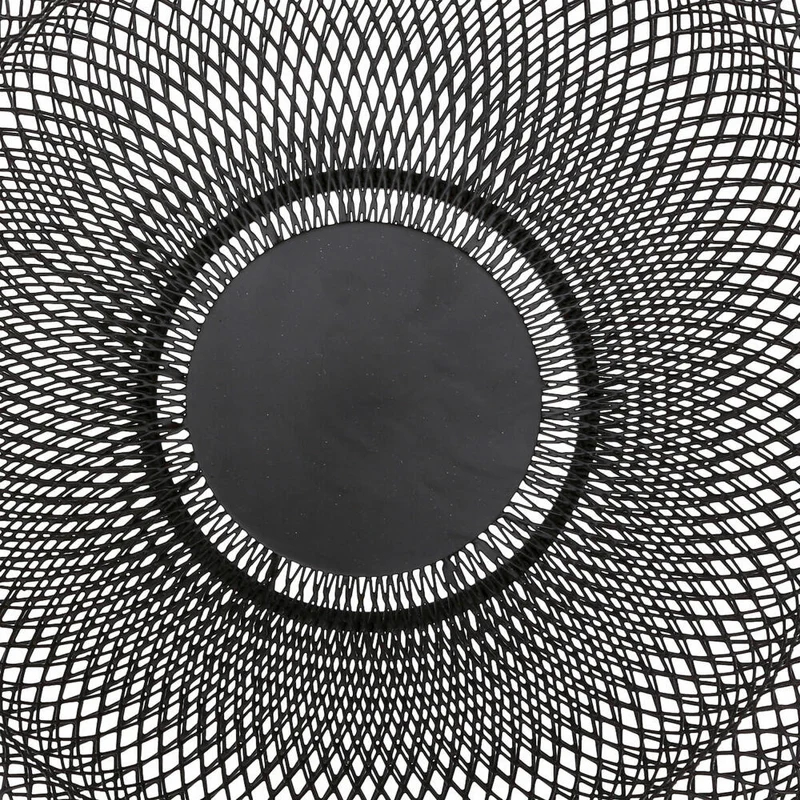 5five Simply Smart Aufbewahrungskorb Mesh, Obstkorb, Dekoschale, Metall, Schwarz, 27 cm, 125128A