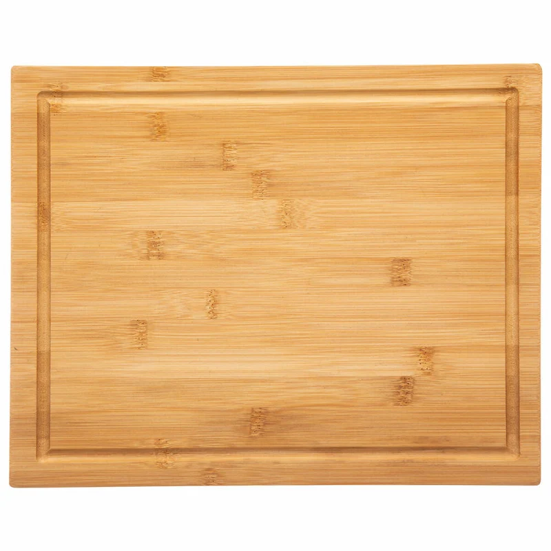 5five Simply Smart Schneidebrett mit Edelstahl-Schublade, Küchenbrett, Bambus, 35 x 28 cm, 151418