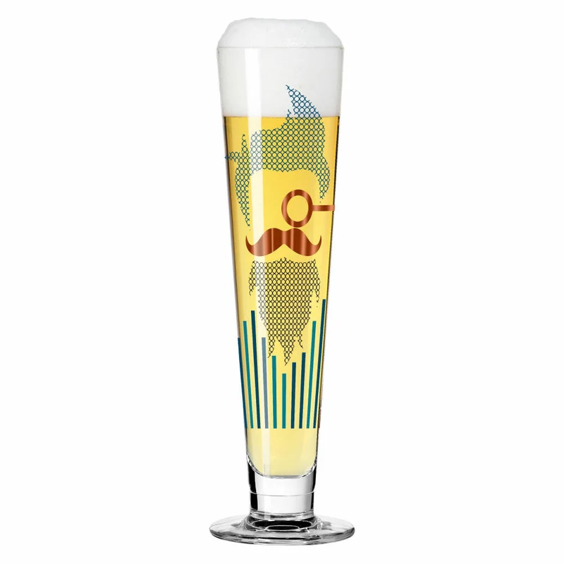Ritzenhoff Bierglas Heldenfest 010, Christine Kordes, Kristallglas, 385 ml, 1011010