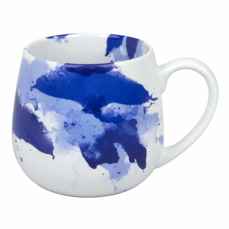 Könitz Seeing Blue Kuschelbecher, Becher, Tasse, Kaffeetasse, Porzellan, Blau, 420 ml, 11 1 143 2252
