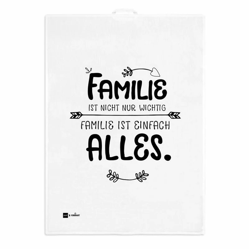 PPD Familie kitchen towel, Küchenhandtuch, Geschirrtuch, Handtuch, Leinen / Baumwolle, 70 x 50 cm, 185501600