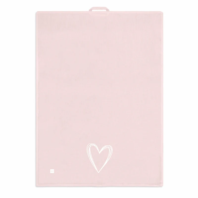 PPD Pure Heart Rosé kitchen towel, Küchenhandtuch, Geschirrtuch, Handtuch, Leinen / Baumwolle, 70 x 50 cm, 185501917