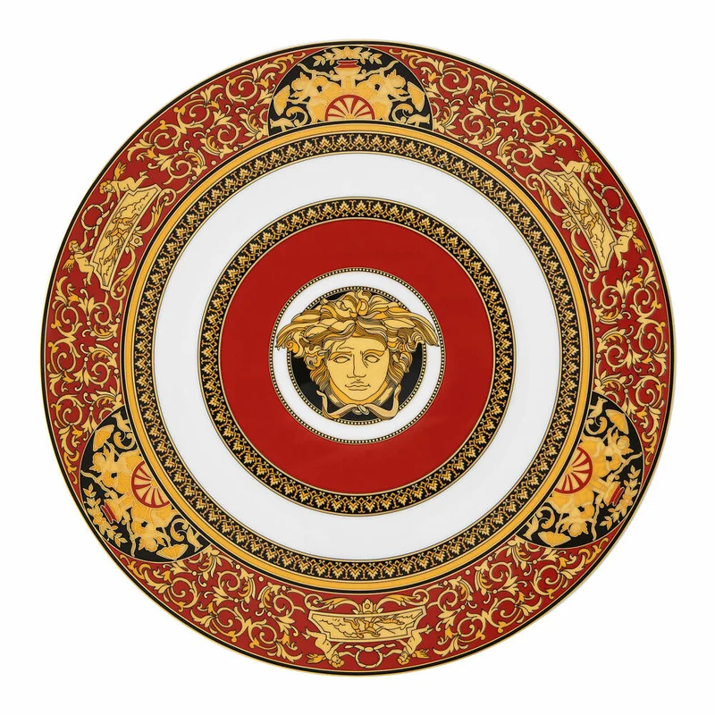 Rosenthal Versace Platzteller Medusa, Porzellan, 33 cm, 19335-409605-10263