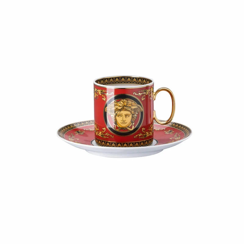 Rosenthal Versace Kaffeetasse 2-tlg. Medusa, Porzellan, 230 ml, 19335-409605-14740