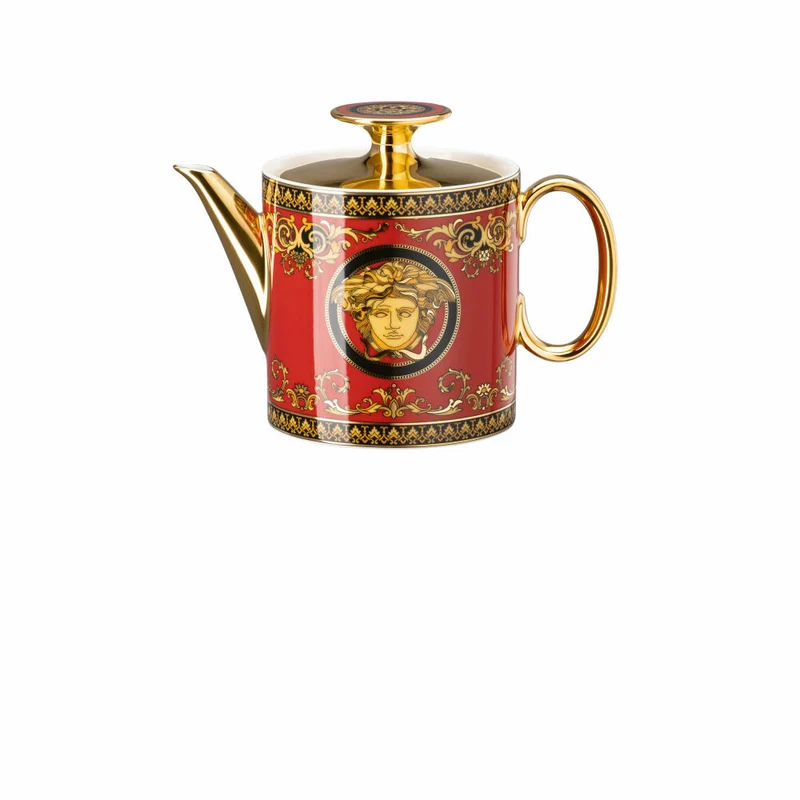 Rosenthal Versace Teekanne für 2 Personen Medusa, Porzellan, 500 ml, 19335-409605-14220