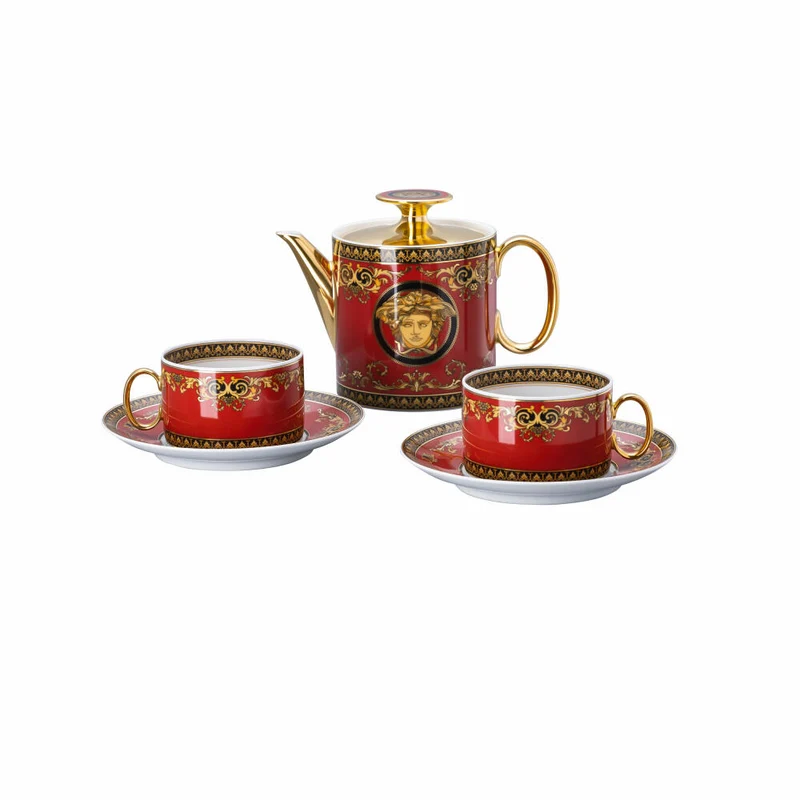 Rosenthal Versace Set Tea for 2 Medusa, Porzellan, 19335-409605-28717
