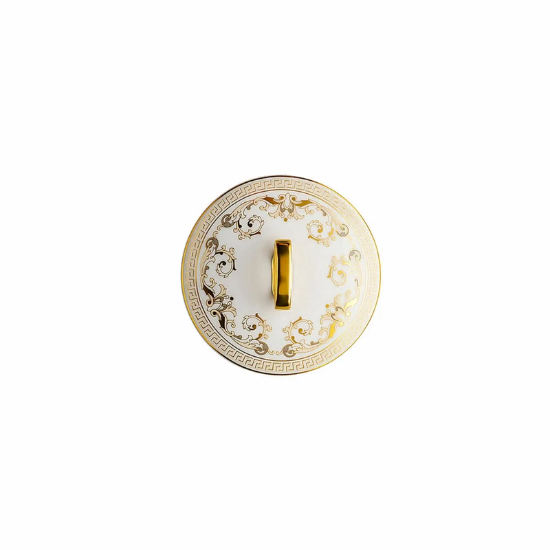 Rosenthal Versace Tischlicht 2-tlg. mit Duftwachs Medusa Gala, Materialmix, 14 cm, 14402-403635-24868