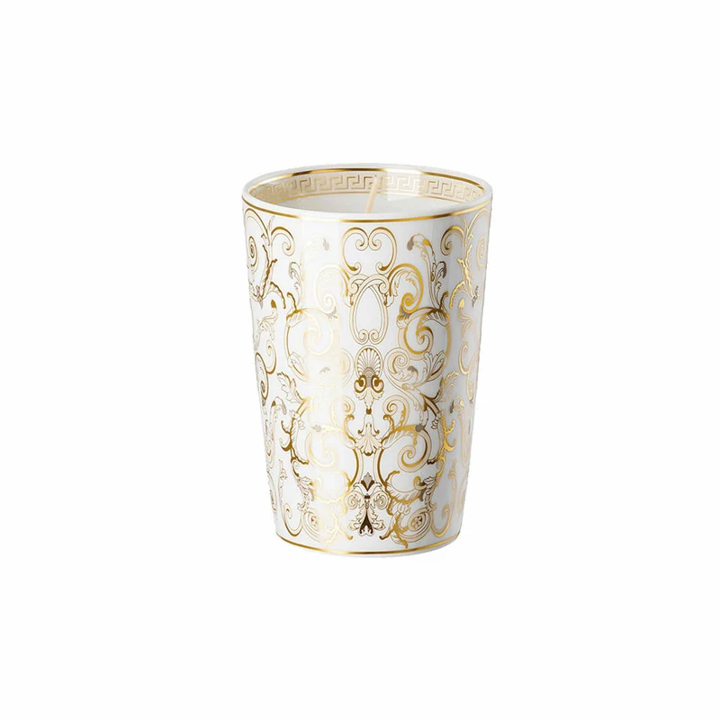 Rosenthal Versace Tischlicht 2-tlg. mit Duftwachs Medusa Gala, Materialmix, 14 cm, 14402-403635-24868