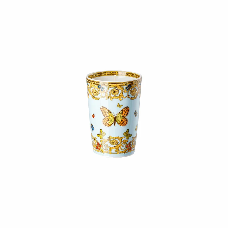 Rosenthal Versace Tischlicht 2-tlg. mit Duftwachs Le jardin de Versace, Materialmix, 14 cm, 14402-409609-24868