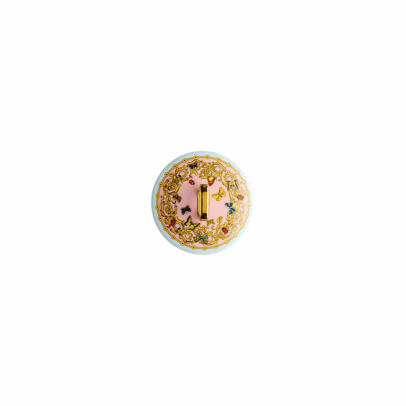 Rosenthal Versace Tischlicht 2-tlg. mit Duftwachs Le jardin de Versace, Materialmix, 14 cm, 14402-409609-24868