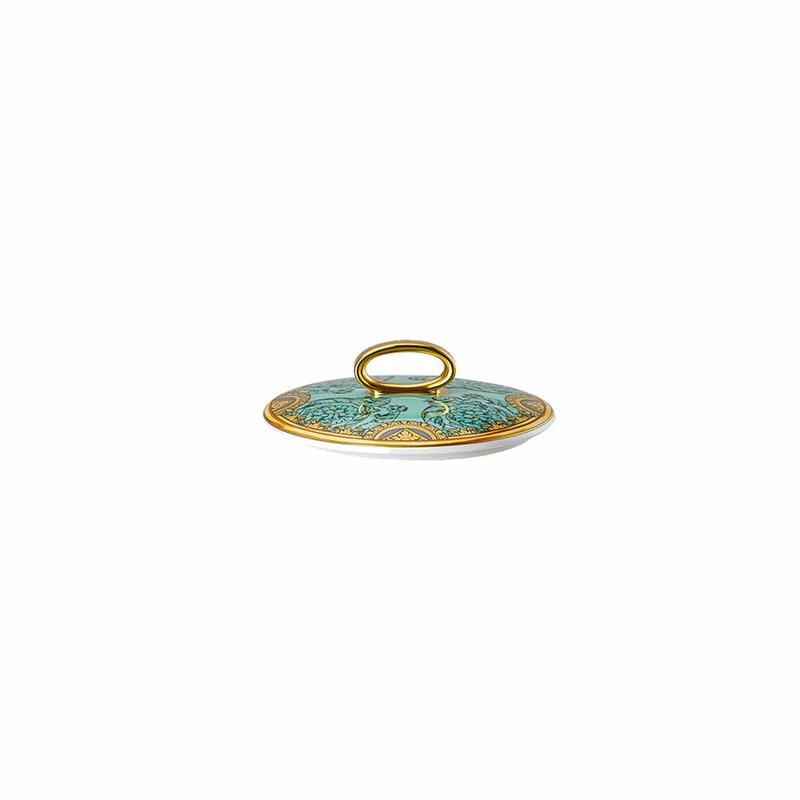 Rosenthal Versace Tischlicht 2-tlg. mit Duftwachs Scala Palazzo Verde, Materialmix, 14 cm, 14402-403664-24868