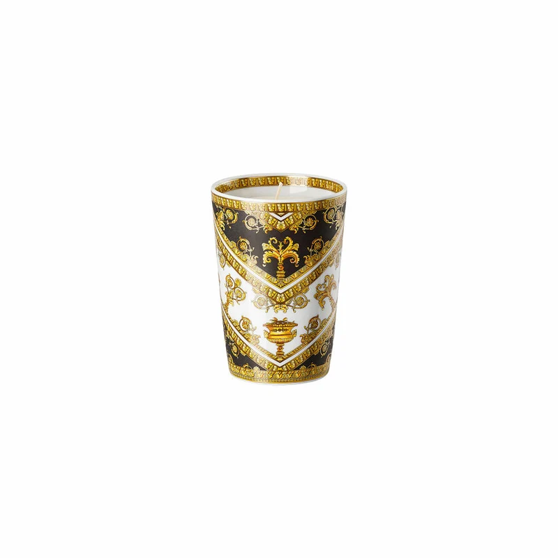Rosenthal Versace Tischlicht 2-tlg. mit Duftwachs I Love Baroque, Materialmix, 14 cm, 14402-403651-24868