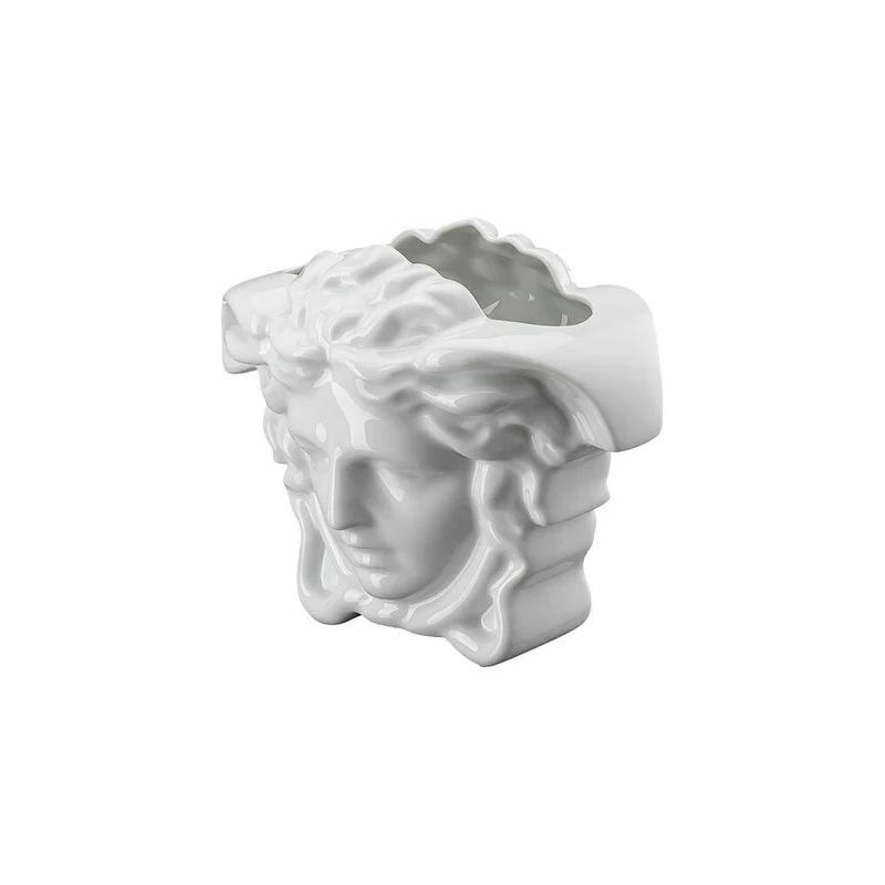 Rosenthal Versace Vase Medusa Grande White, Porzellan, 15 cm, 14493-800001-26015