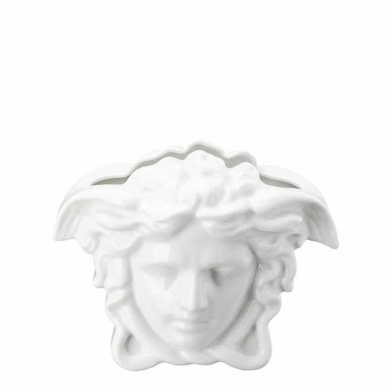 Rosenthal Versace Vase Medusa Grande White, Porzellan, 21 cm, 14493-800001-26021