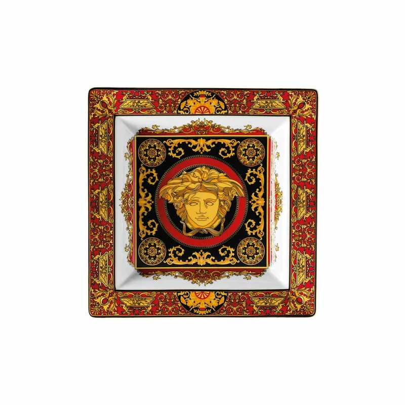 Rosenthal Versace Schale Medusa, Porzellan, 22 cm, 14085-102721-25822