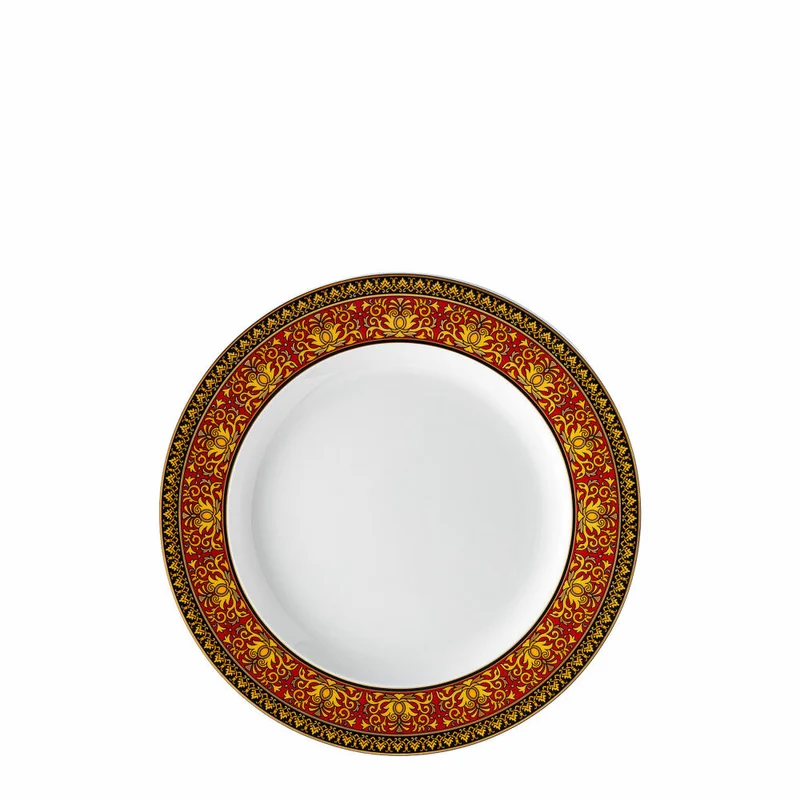 Rosenthal Versace Frühstücksteller Medusa, Porzellan, 22 cm, 19300-409605-10222