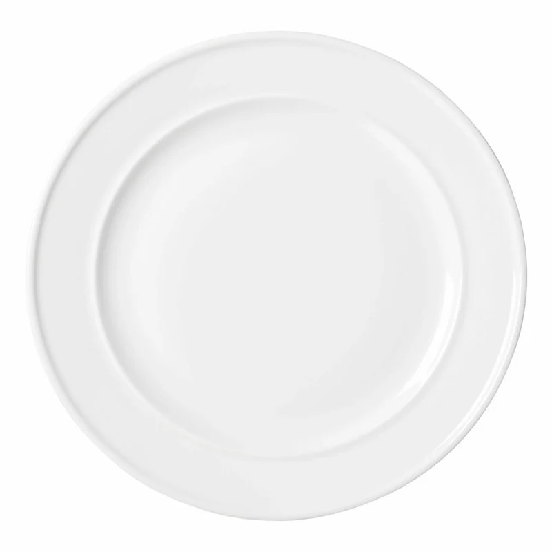 Ritzenhoff & Breker Speiseteller Simple, Essteller, Speise Teller, Porzellan, Weiß, Ø 28 cm, 420821