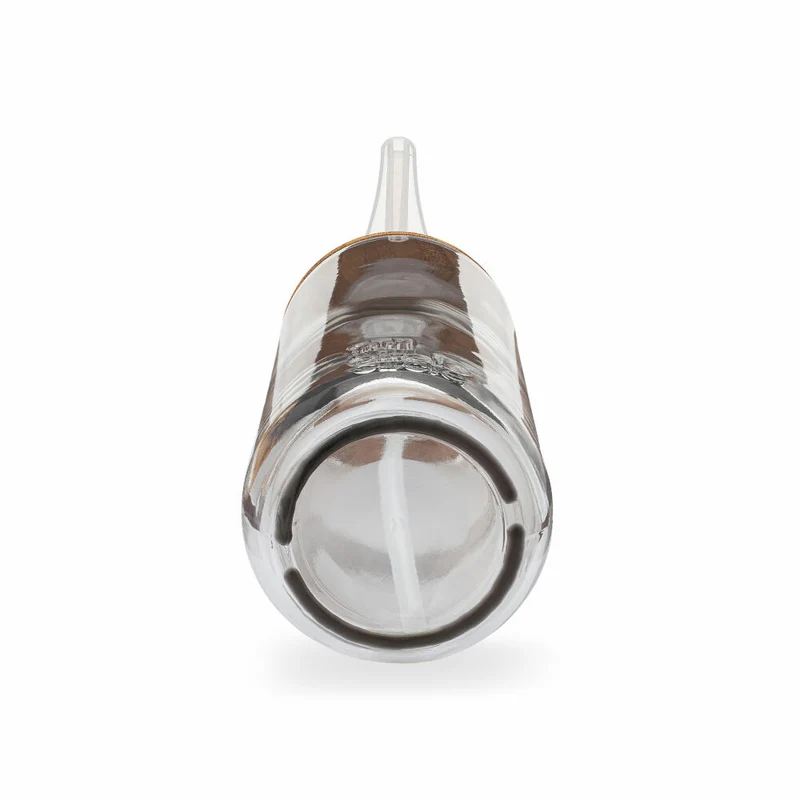 Full Circle Home Seifenspender Soap Opera, Dosierspender, Glas, Bambus, 350 ml, FC21142W