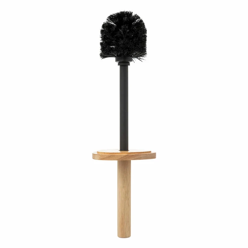 5five Simply Smart WC-Bürste Lea, Toilettenbürste, WC-Garnitur, Polyresin, Kunststoff, Schwarz, 160940B