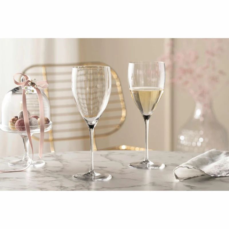 Leonardo Rieslingglas Poesia, Weinglas, Riesling, Wein Glas, Kristallglas, Klar, 350 ml, 069163