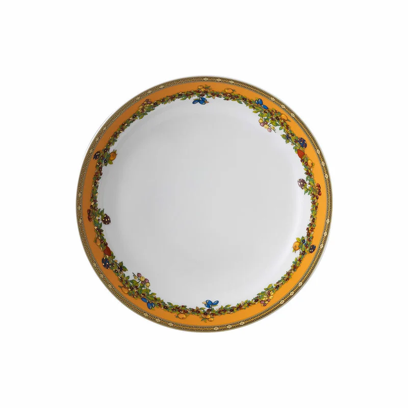 Rosenthal Versace Suppenteller Le jardin de Versace, Porzellan, 22 cm, 19335-409609-10322