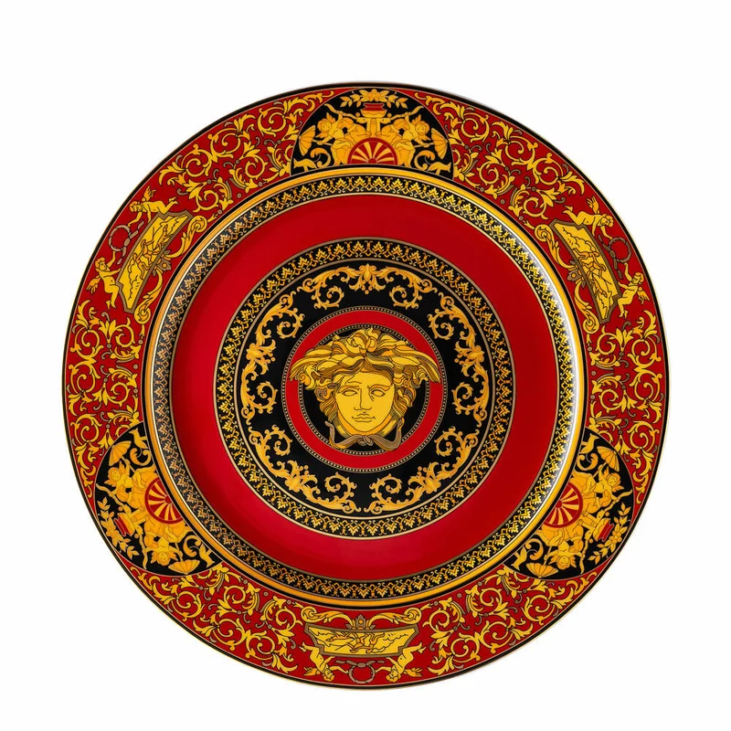 Rosenthal Versace Platzteller Medusa, Porzellan, 30 cm, 19300-409605-10230