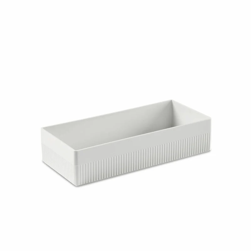 Authentics Stapelbox Kali M, Aufbewahrungsbox, ABS, Weiß, 28.5 x 12 x 6 cm, 1300278