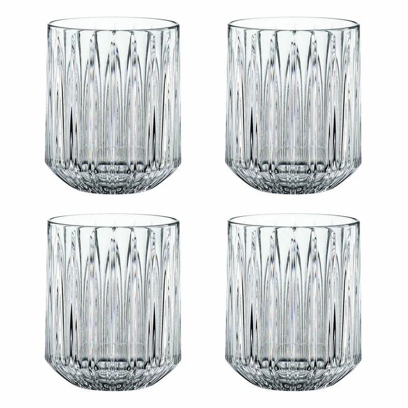 Nachtmann Jules Becher, 4er Set, Glasbecher, Trinkbecher, Tumbler, Kristallglas, 305 ml, 101979
