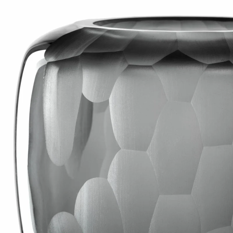 Leonardo Vase Bellagio, Blumenvase, Dekovase, Glas, Anthrazit, 17.5 cm, 036450