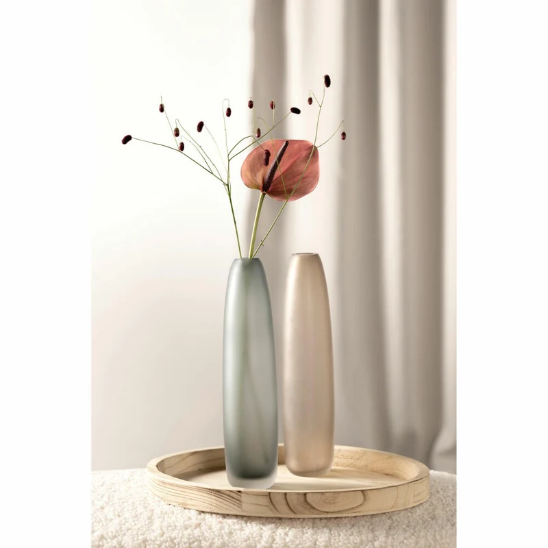 Leonardo Vase Bellagio, Bodenvase, Dekovase, Glas, Anthrazit, 33.5 cm, 036452