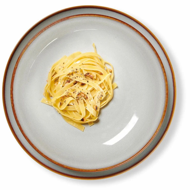 Ritzenhoff & Breker Speiseset Portofino, 8-tlg., Tafelservice, Geschirrset, Service, Steinzeug, Grau, 420159