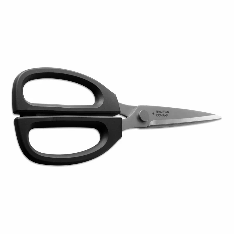 Kai Sebastian Conran Küchenschere Dirk, Gifu Collection, Edelstahl, Schwarz, 21 cm, BP-0023