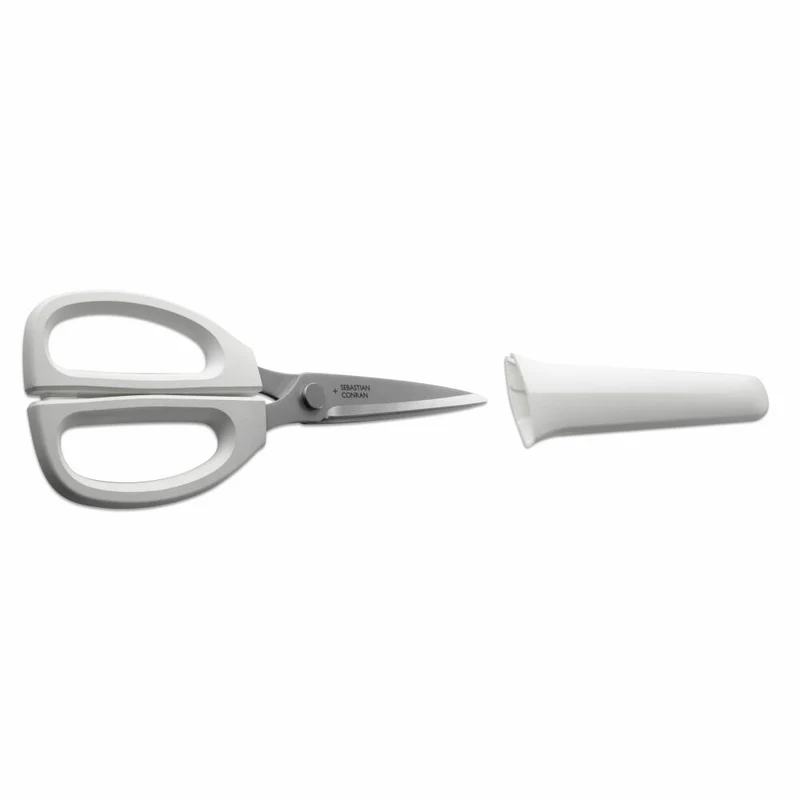 Kai Sebastian Conran Küchenschere Dirk, Gifu Collection, Edelstahl, Weiß, 21 cm, BP-0024