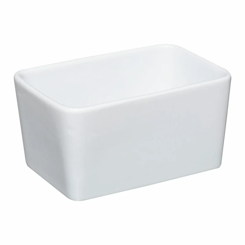5Five Simply Smart Butterdose mit Streichmesser, Butterschale, Keramik, Bambus, 13.5 x 9.3 cm, 179609