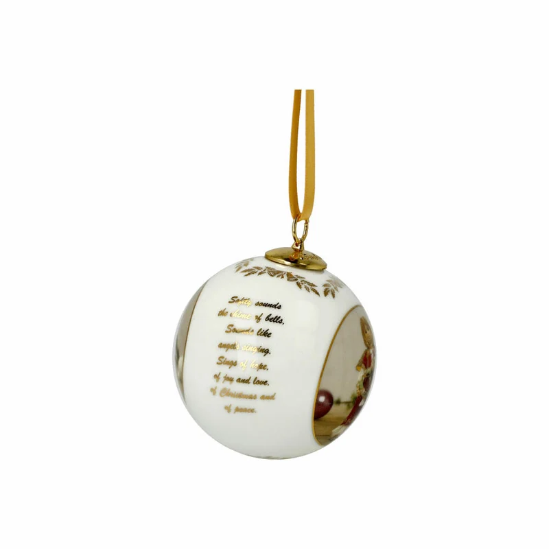 Goebel Kugel Jahreskugel 2023, Christbaumkugel, Weihnachtskugel, Porzellan, 8 cm, 66501661