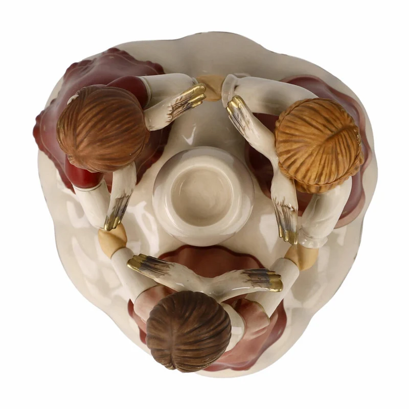 Goebel Engel Himmlischer Reigen, Dekofigur, Porzellan, Bordeaux, 17.5 cm, 41669291