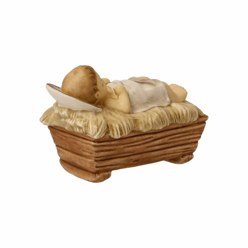Goebel Figur Jesuskind, Krippenfigur, Dekofigur, Steingut, Bunt, 5 cm, 41661011