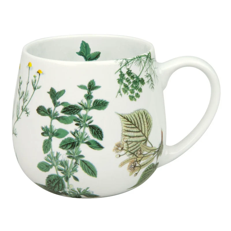 Könitz My Favourite Tea Kräuter Kuschelbecher, Becher, Tasse, Kaffeetasse, Bone China, 420 ml, 11 7 343 2135