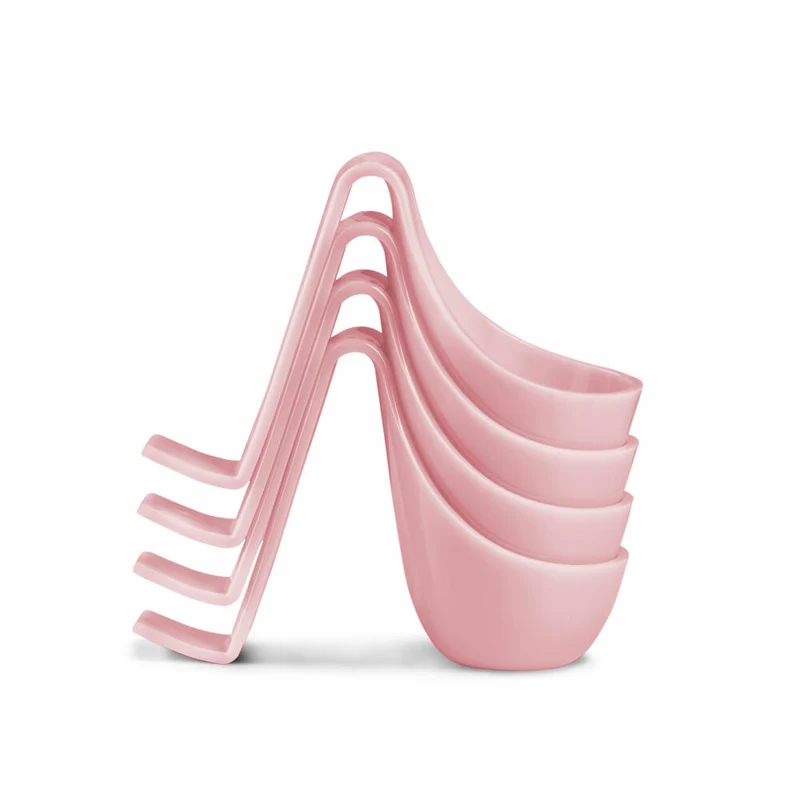 Authentics Eierkocher-Set Eiko 08 4-tlg., Eierbecher, Polycarbonat, Rose, 1028008
