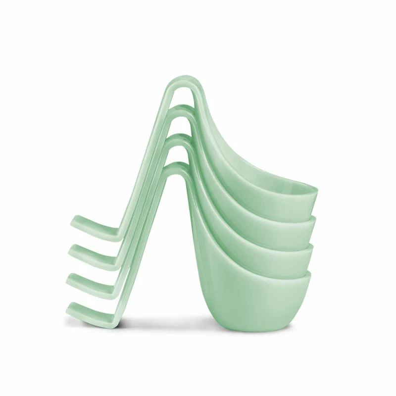 Authentics Eierkocher-Set Eiko 19 4-tlg., Eierbecher, Polycarbonat, Mint, 1028019